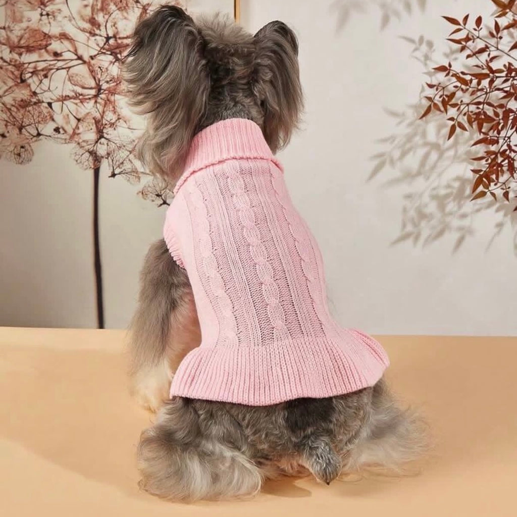 Pink Knit Dress