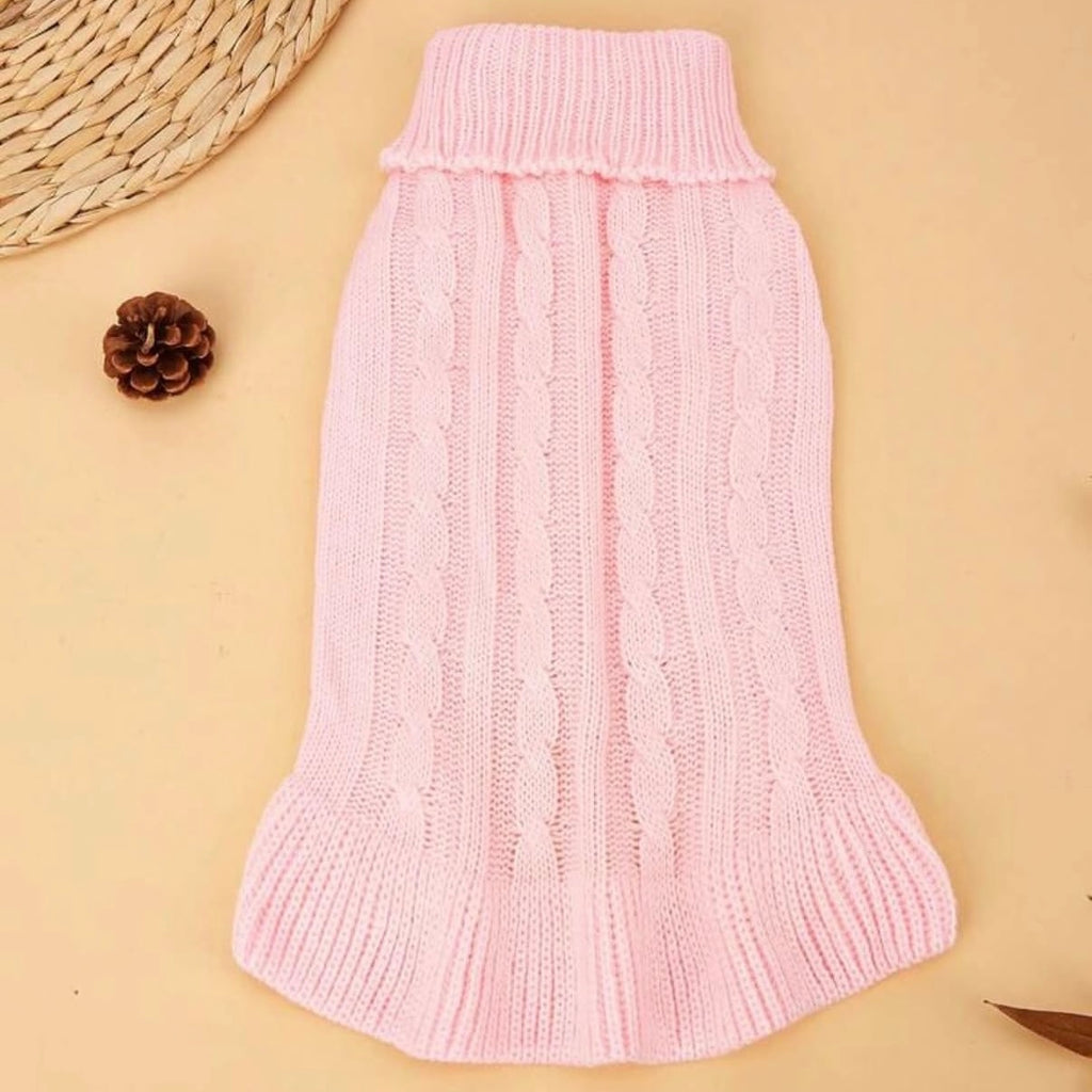 Pink Knit Dress